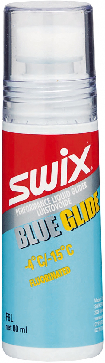 Мазь скольжения SWIX F6L Blue Glide Liquid -4° / -15°С 80ml