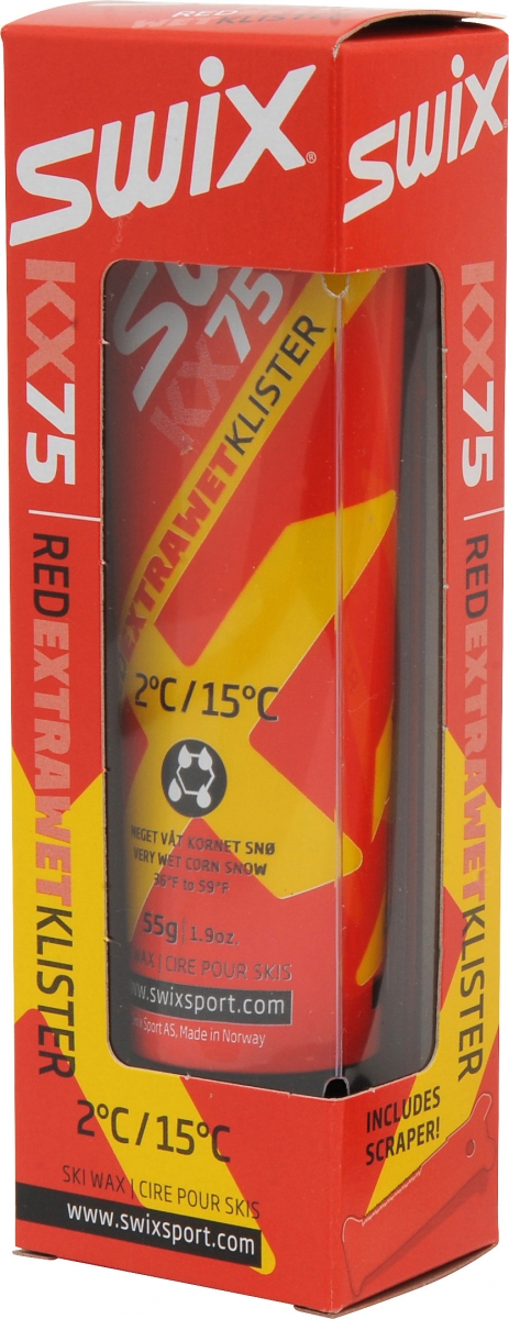 Клистер SWIX KX75 Red Extra Wet Klister 55g
