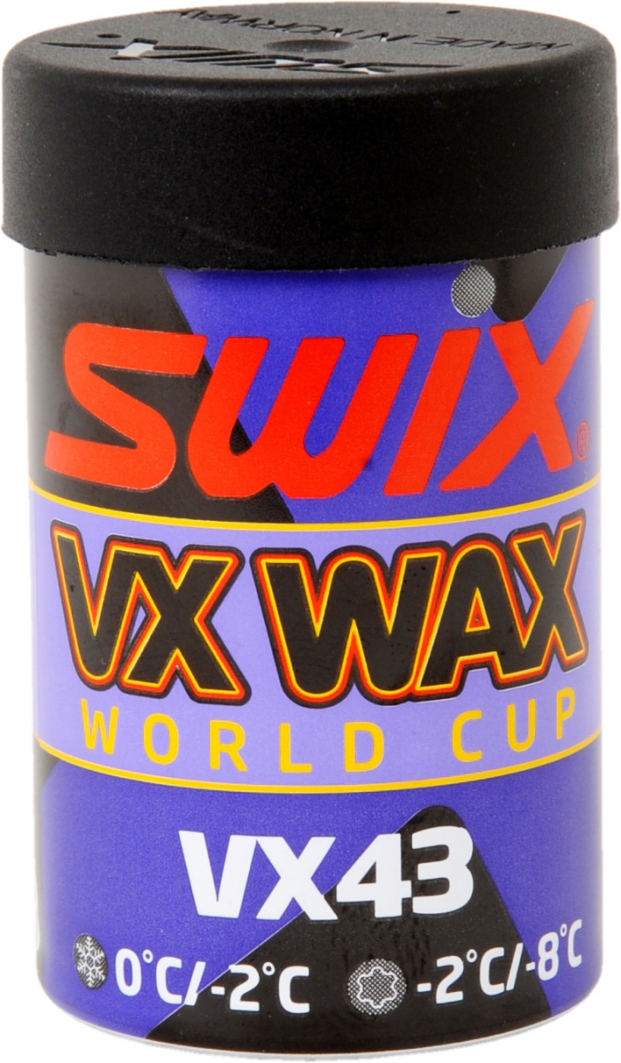 Мази держания SWIX VX43 High Fluor Grip Wax 45g