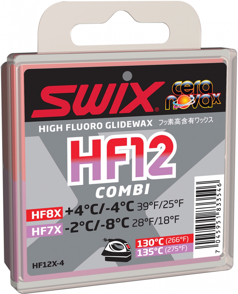 Набор мази скольжения SWIX HF12X Combi по 20 г: HFX7, HFX8