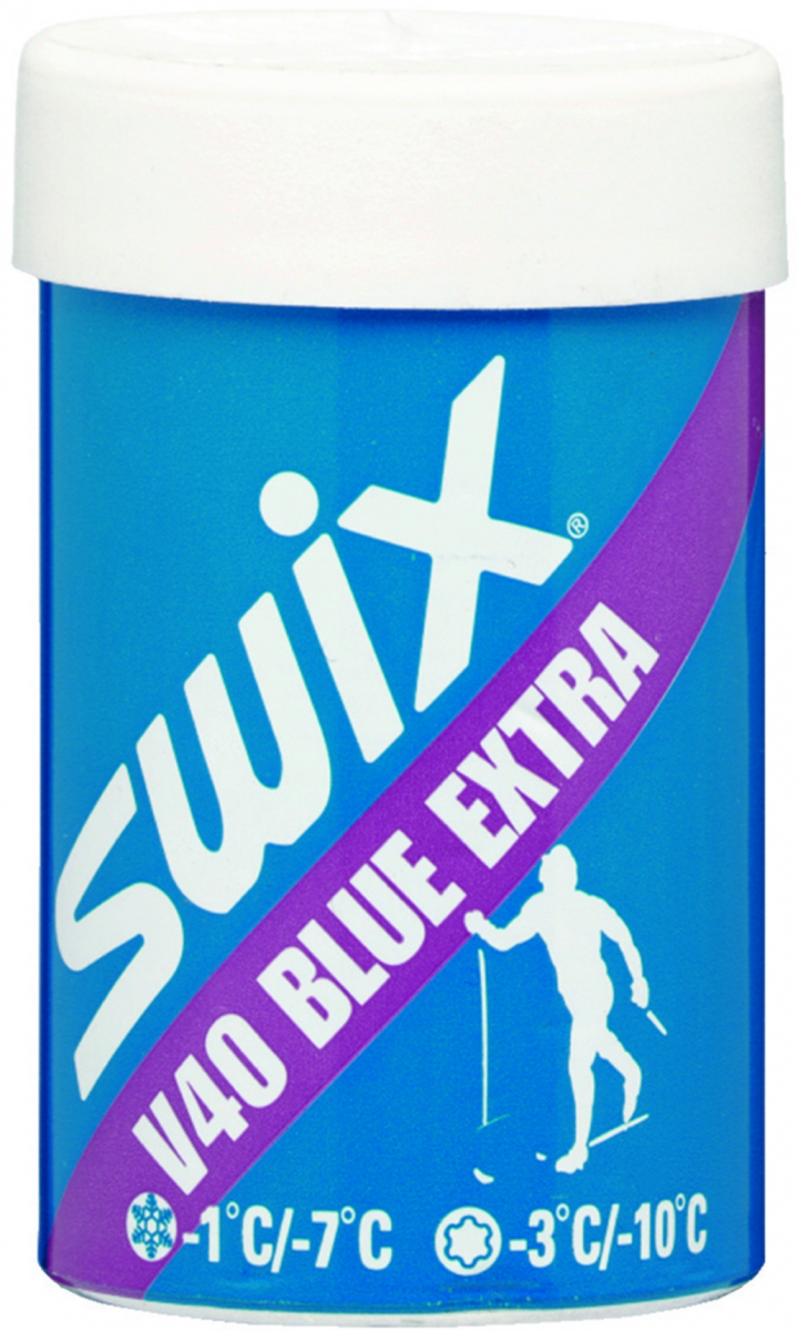 Мази держания SWIX V40 Blue Extra Grip Wax, 45g