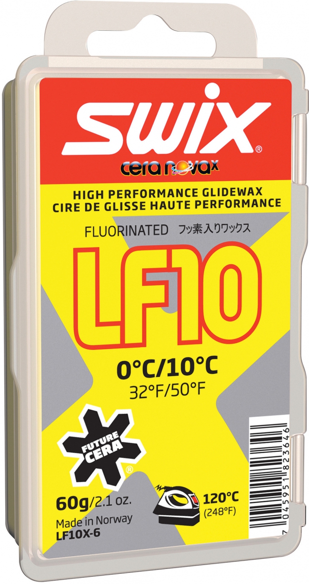 Мазь скольжения SWIX LF10X Yellow  0C / +10C  60 гр