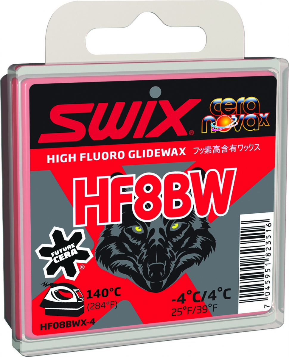 Мазь SWIX HF8BWX Black Wolf +4C / -4C 40g