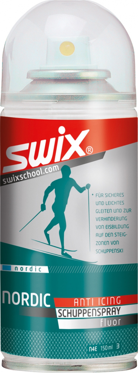 Мазь для лыж с насечкой SWIX N4 Nordic Schuppen Spray, 150ml