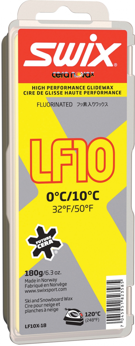 Мазь скольжения SWIX LF10X Yellow  0C / +10C  180g