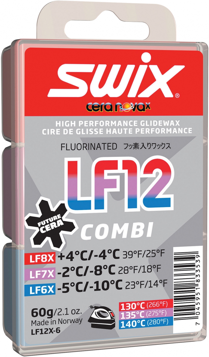 Набор мазей SWIX LF12X Combi по 20 гр: LF7X, LF8X, LF10X