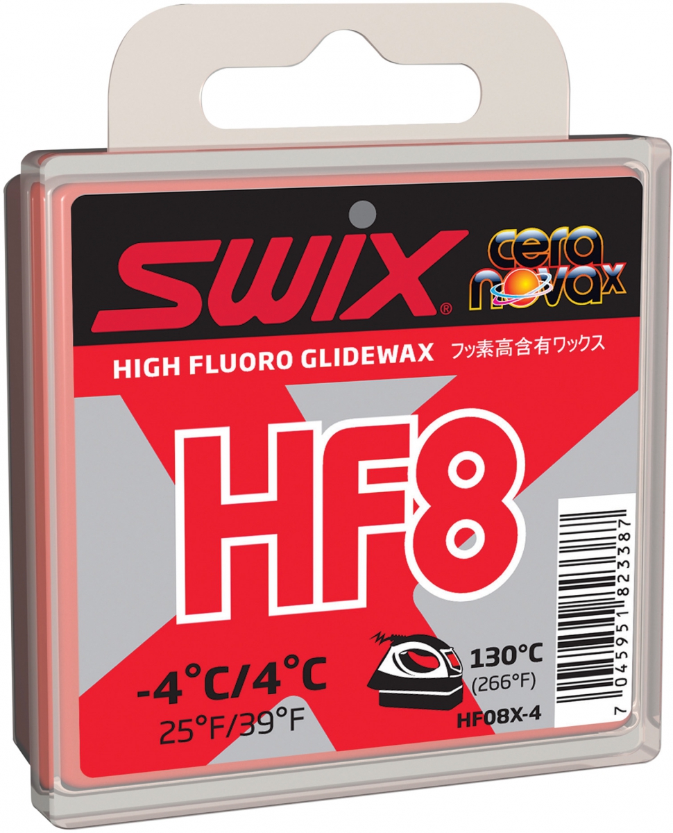 Мазь скольжения SWIX HF8X Red  +4C / -4C 40гр